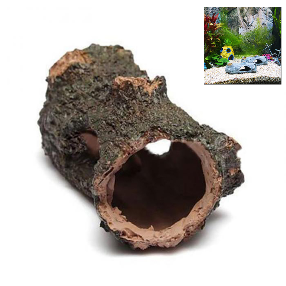 Rustic Fish Tank Log