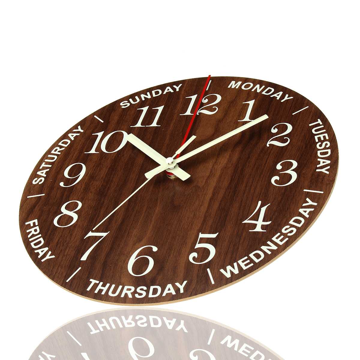Rustic Glow in the Dark Wall Clock Rustic Glow in the Dark Wall Clock