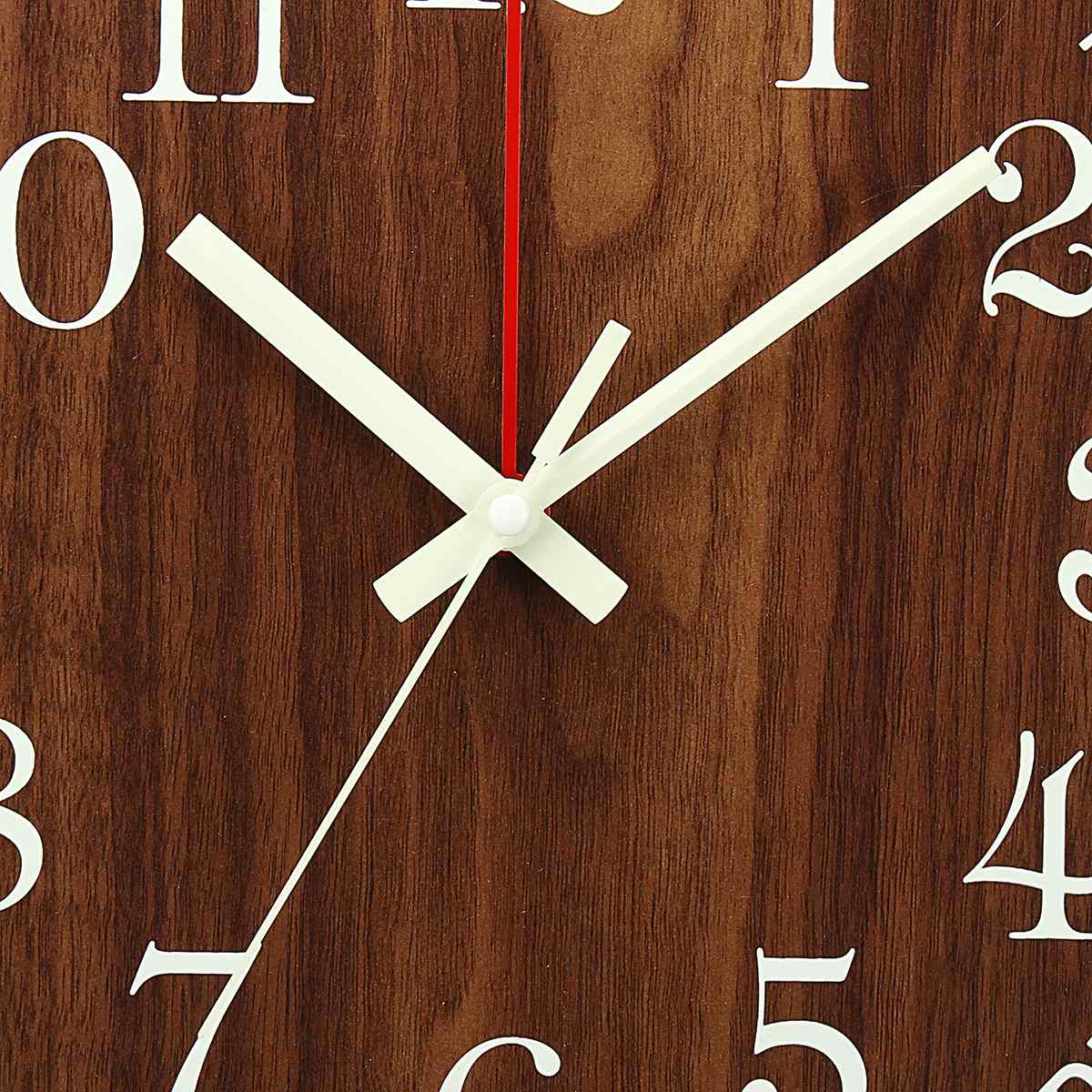 Rustic Glow in the Dark Wall Clock Rustic Glow in the Dark Wall Clock