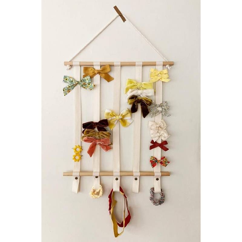 Rustic Hanging Bow Clip Holder Rustic Hanging Bow Clip Holder