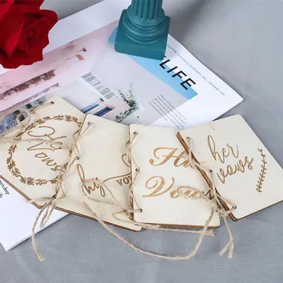 Rustic His and Her Vow Books (2pcs) Rustic His and Her Vow Books (2pcs)