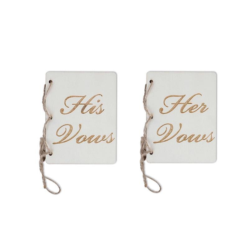 Rustic His and Her Vow Books (2pcs) Rustic His and Her Vow Books (2pcs)