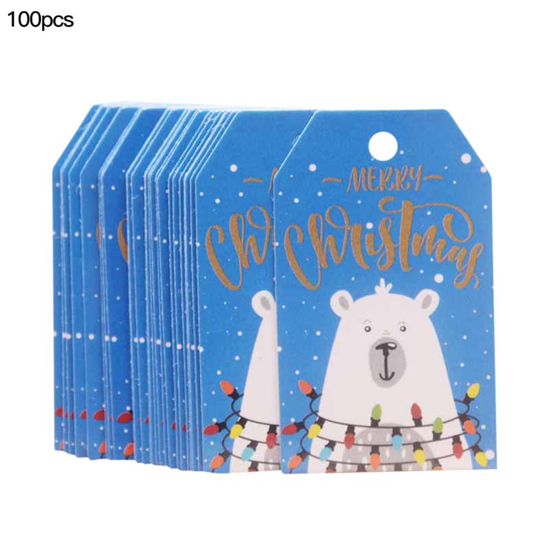 Rustic Kraft Christmas Cards (100 pcs)