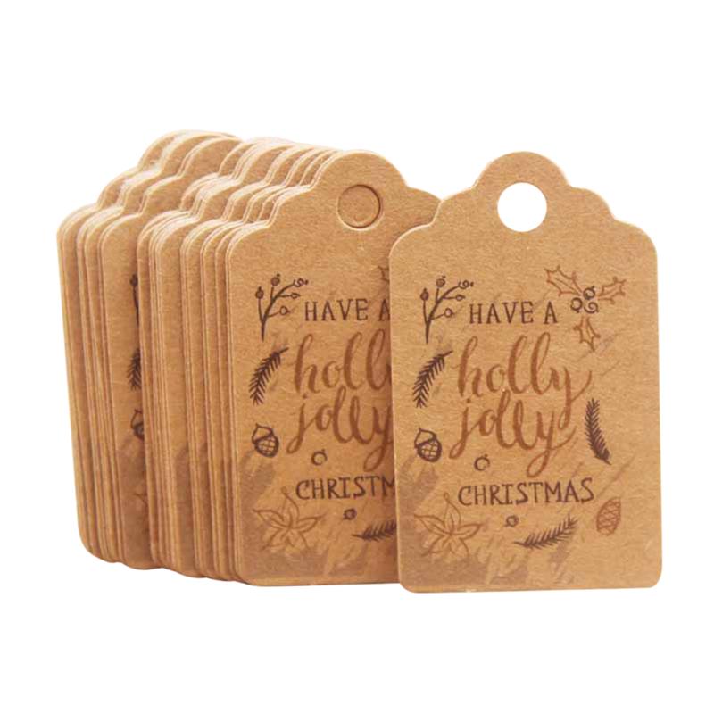 Rustic Kraft Christmas Cards (100 pcs)