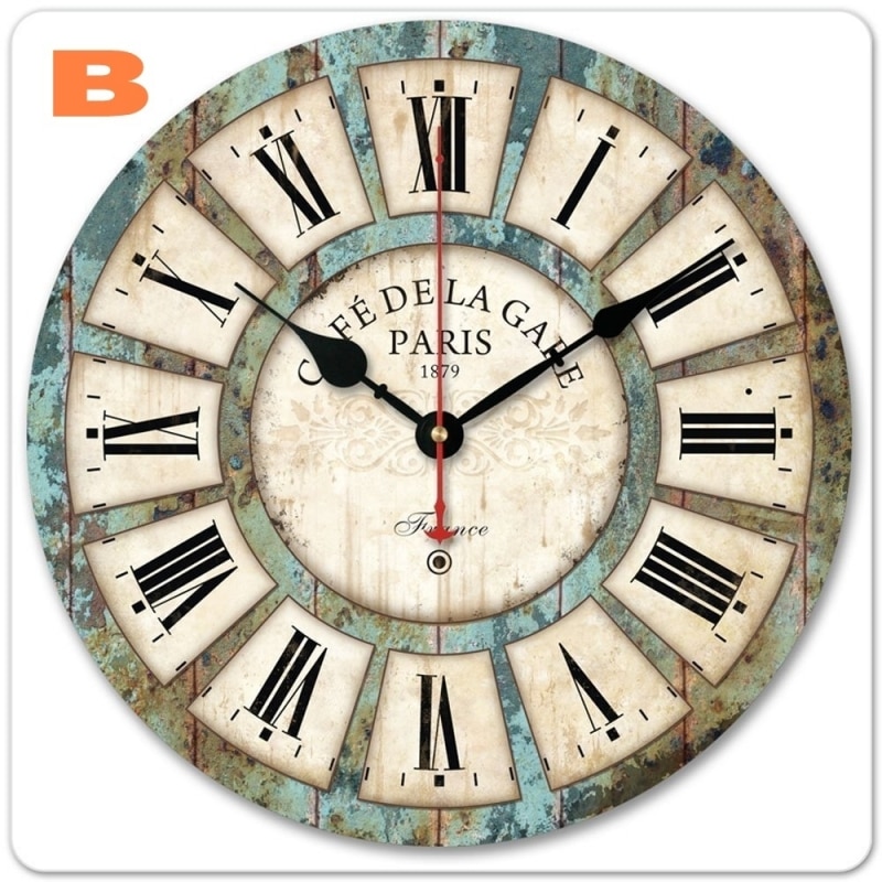 Rustic Wall Clock Vintage Design Rustic Wall Clock Vintage Design