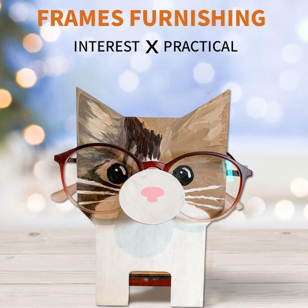 Rustic Wooden Animal Glasses Holder Rustic Wooden Animal Glasses Holder