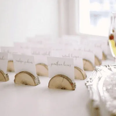 Rustic Wooden Table Number Holders (10Pcs) Rustic Wooden Table Number Holders (10Pcs)