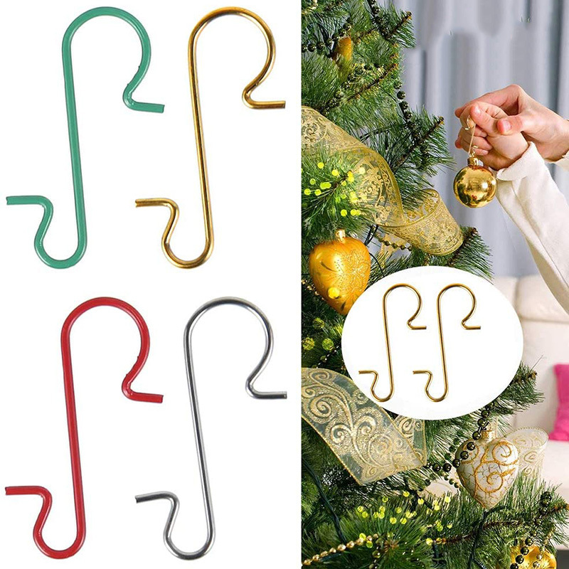 S Shaped Christmas Tree Hooks (50 Pcs) S Shaped Christmas Tree Hooks (50 Pcs)