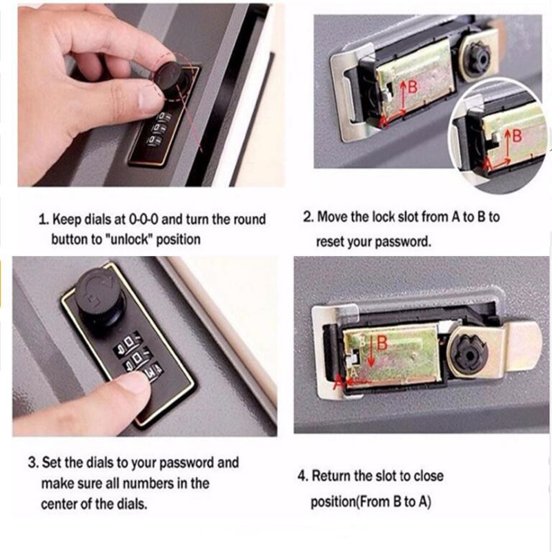 Safe Deposit Box Dictionary Lock Safe Deposit Box Dictionary Lock