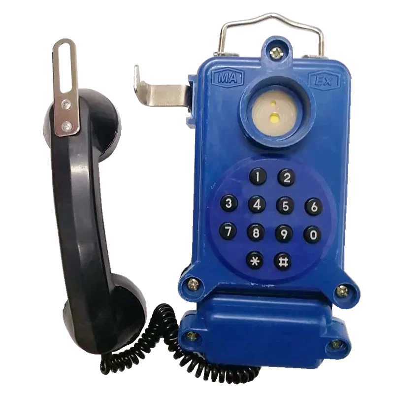 Safe Round Button Wall Telephone Noise-proof Telephone for Petrochemical Industry, IIC Level, Glass Reinforced Plastic Safe Round Button Wall Telephone Noise-proof Telephone for Petrochemical Industry, IIC Level, Glass Reinforced Plastic