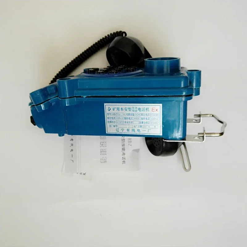 Safe Round Button Wall Telephone Noise-proof Telephone for Petrochemical Industry, IIC Level, Glass Reinforced Plastic