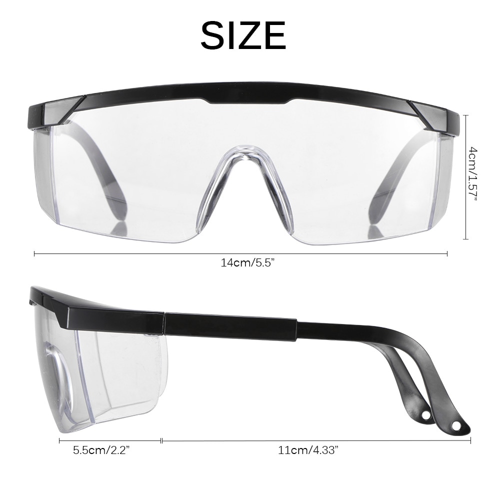 Safety Goggles Transparent Glasses