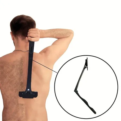 Safety Long Handle Folding Back Shaver Body Shaver Back Hair Trimmer Body Leg Back Razor Shaver Epilator Hair Removal