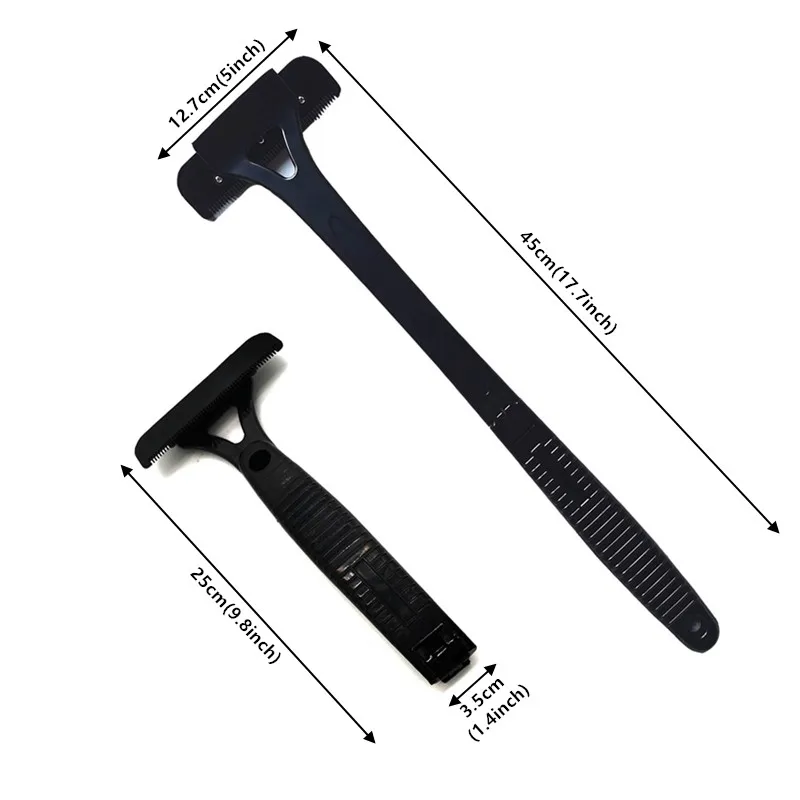 Safety Long Handle Folding Back Shaver Body Shaver Back Hair Trimmer Body Leg Back Razor Shaver Epilator Hair Removal