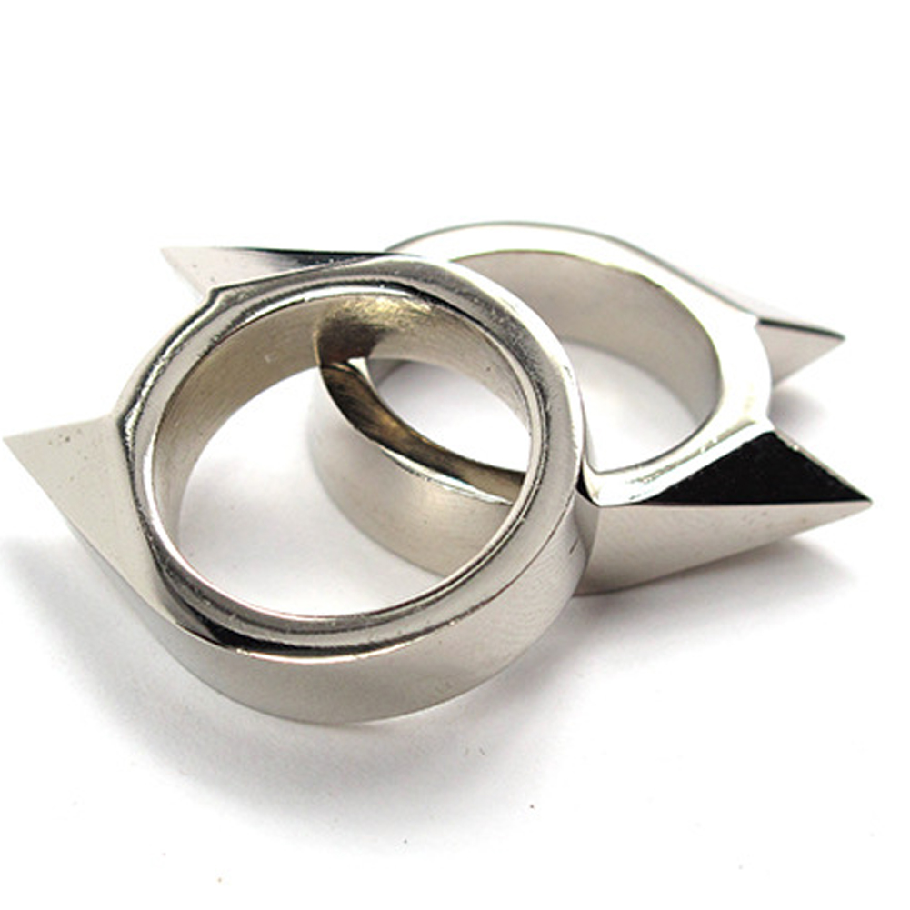Safety Survival Ring Tool EDC Self Defence Stainless Steel Ring Finger Defense Ring Tool Silver Gold Black Color Safety Survival Ring Tool EDC Self Defence Stainless Steel Ring Finger Defense Ring Tool Silver Gold Black Color