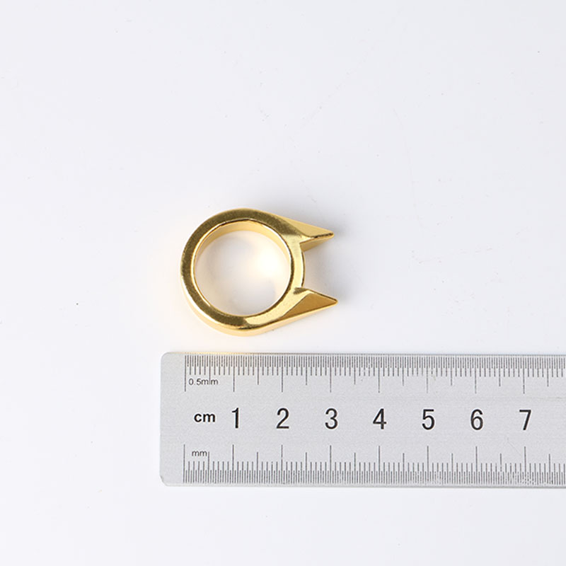 Safety Survival Ring Tool EDC Self Defence Stainless Steel Ring Finger Defense Ring Tool Silver Gold Black Color Safety Survival Ring Tool EDC Self Defence Stainless Steel Ring Finger Defense Ring Tool Silver Gold Black Color