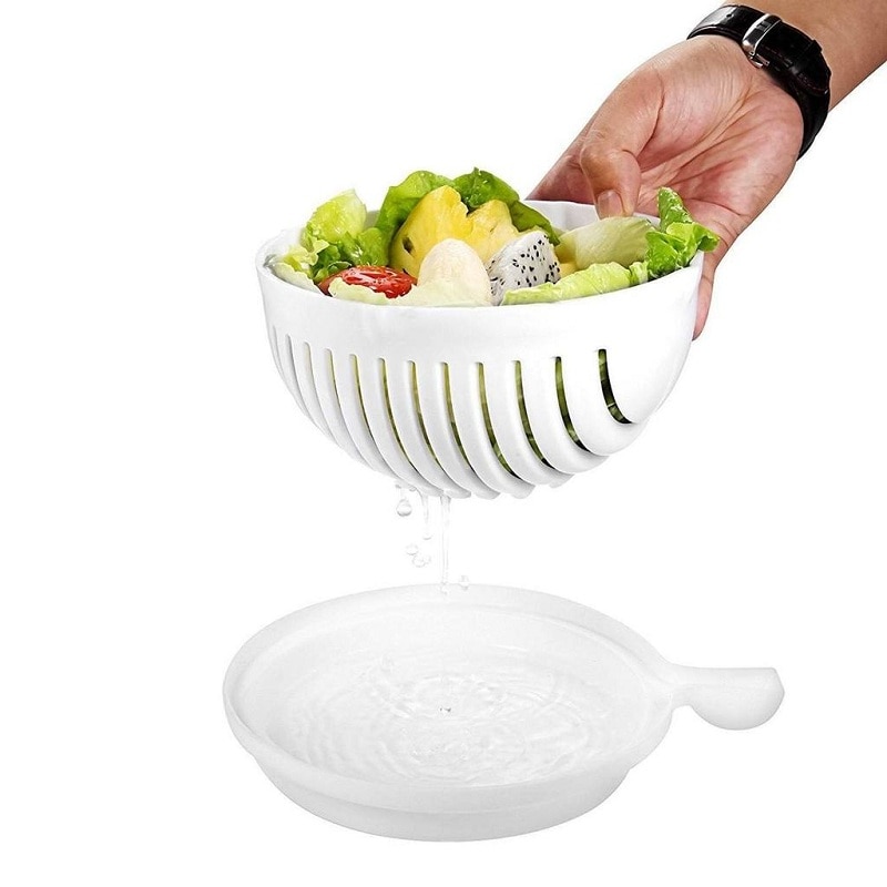 Salad Chopper Bowl Plastic Container Salad Chopper Bowl Plastic Container