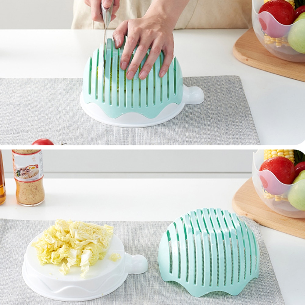 Salad Cutting Bowl 3-in-1 Bowl Salad Cutting Bowl 3-in-1 Bowl