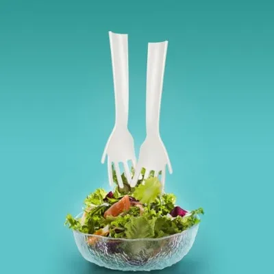 Salad Servers Hands Design