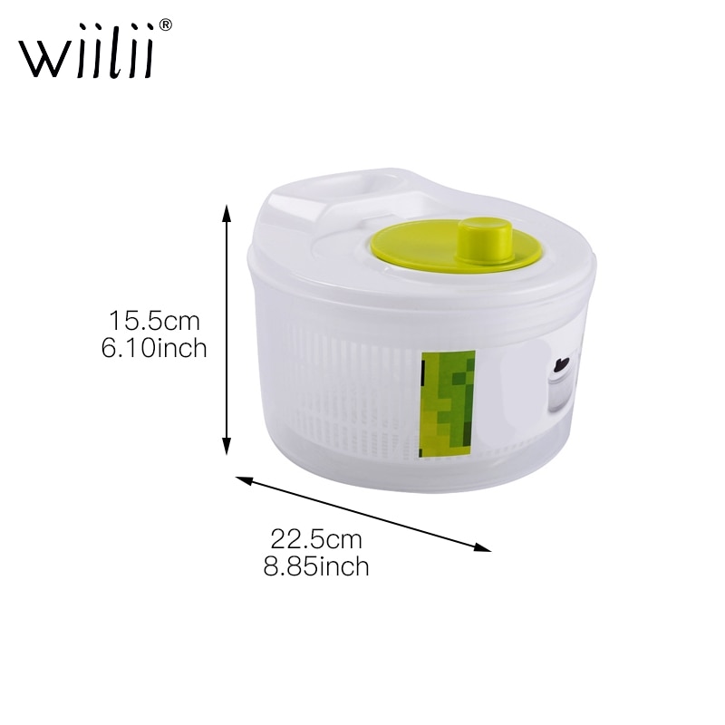 Salad Spinner Dryer Vegetable Strainer