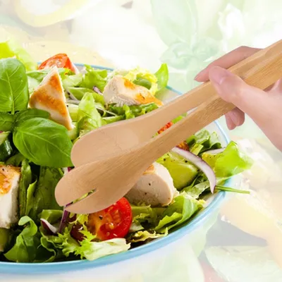 Salad Tongs Wooden Kitchen Utensil Salad Tongs Wooden Kitchen Utensil
