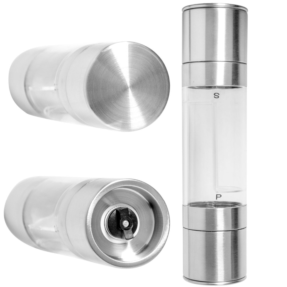 Salt and Pepper Grinder 2 in 1 Container Salt and Pepper Grinder 2 in 1 Container