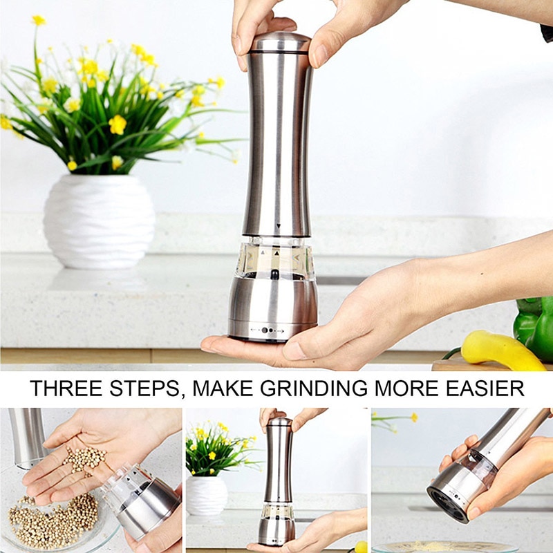 Salt and Pepper Shaker Stainless Steel Salt and Pepper Shaker Stainless Steel