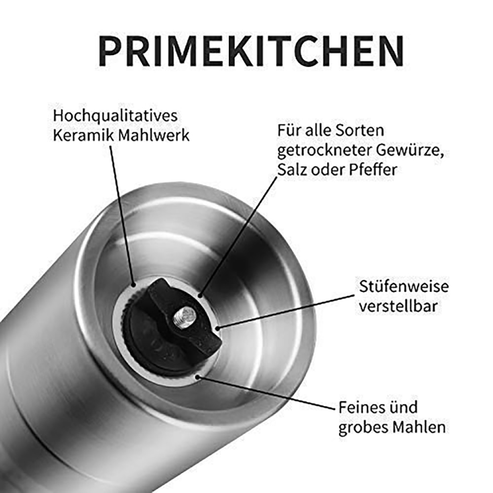 Salt Pepper Mill 2in1 Grinder