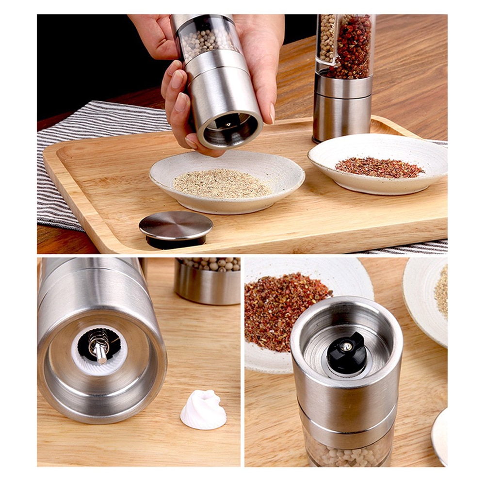 Salt Pepper Mill 2in1 Grinder