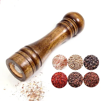 Salt Shakers Wooden Pepper Grinder