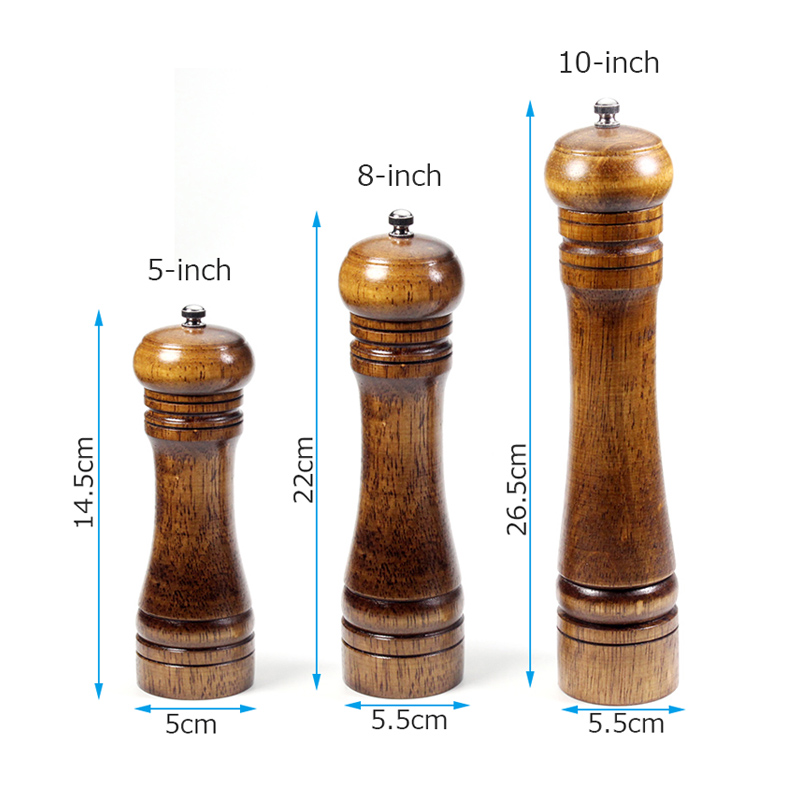 Salt Shakers Wooden Pepper Grinder