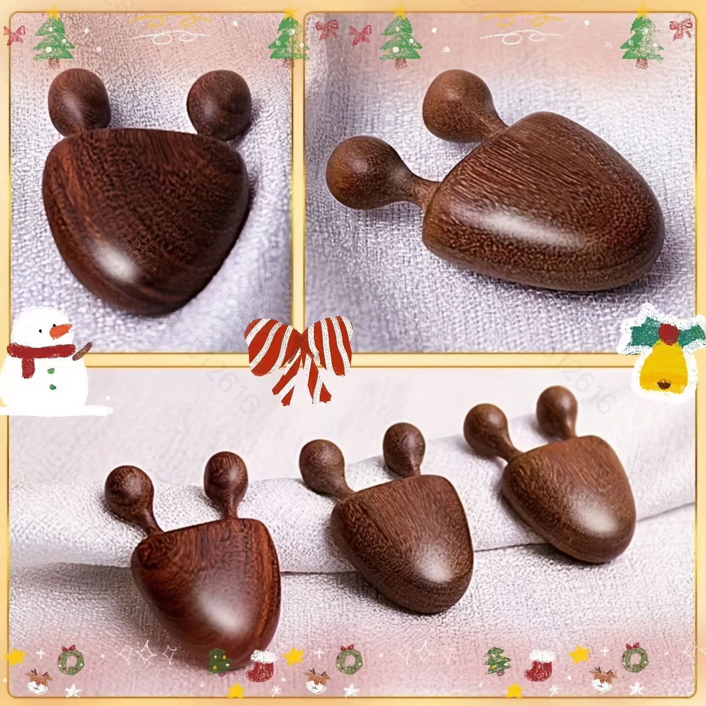 Sandalwood Face Massager Nose and Face Massager – Eye Relief Tool Snail Facial Meridian Massage