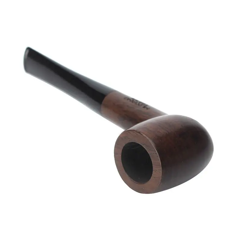Sandalwood Pipe 9MM Filter Solid Wood Dry Pipe Smoking Craft Handmade Tobacco Pipe