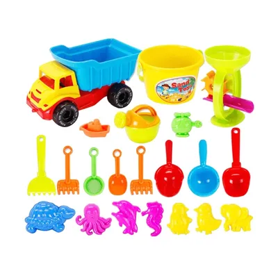 Sandbox Toys 21PC Beach Set Sandbox Toys 21PC Beach Set