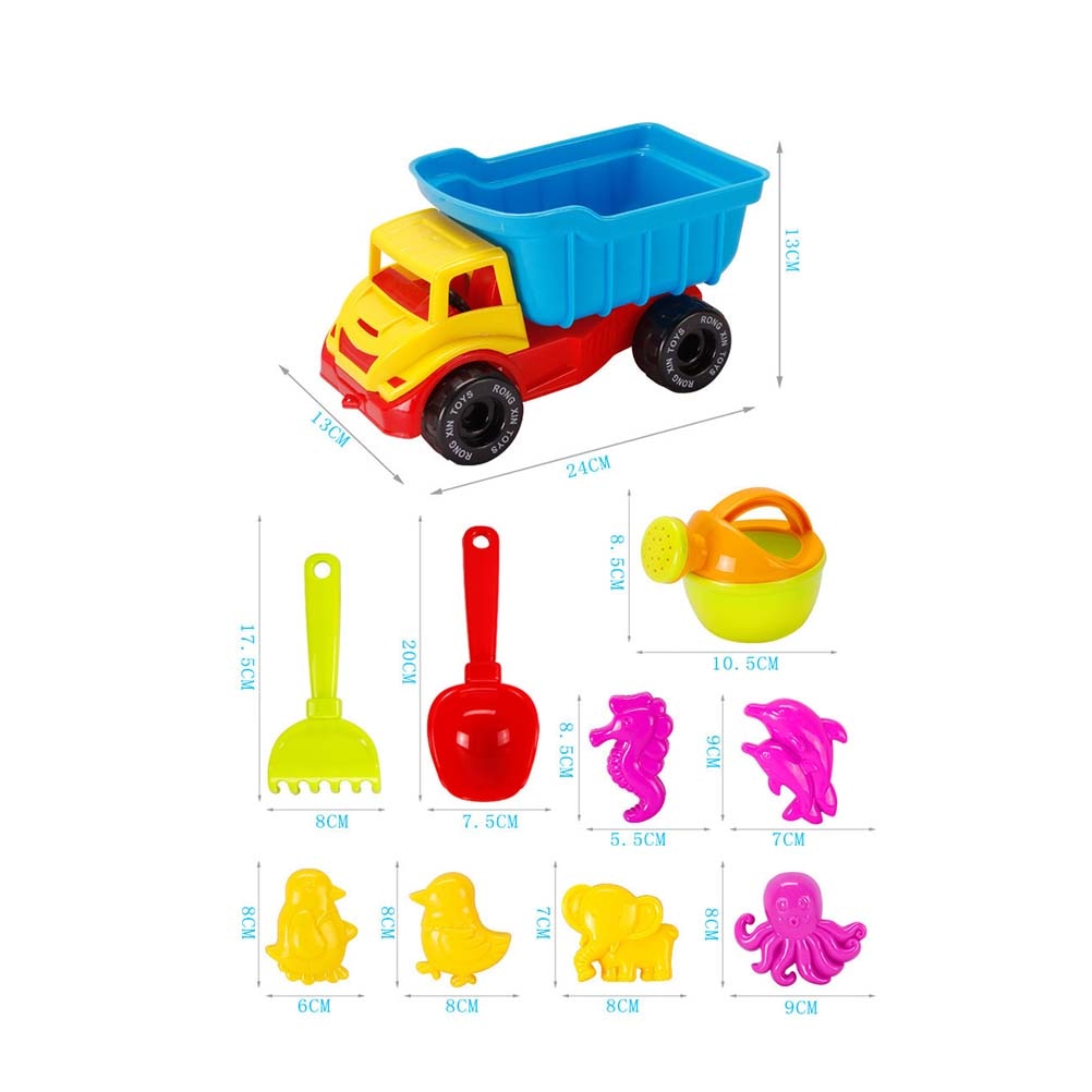Sandbox Toys 21PC Beach Set Sandbox Toys 21PC Beach Set