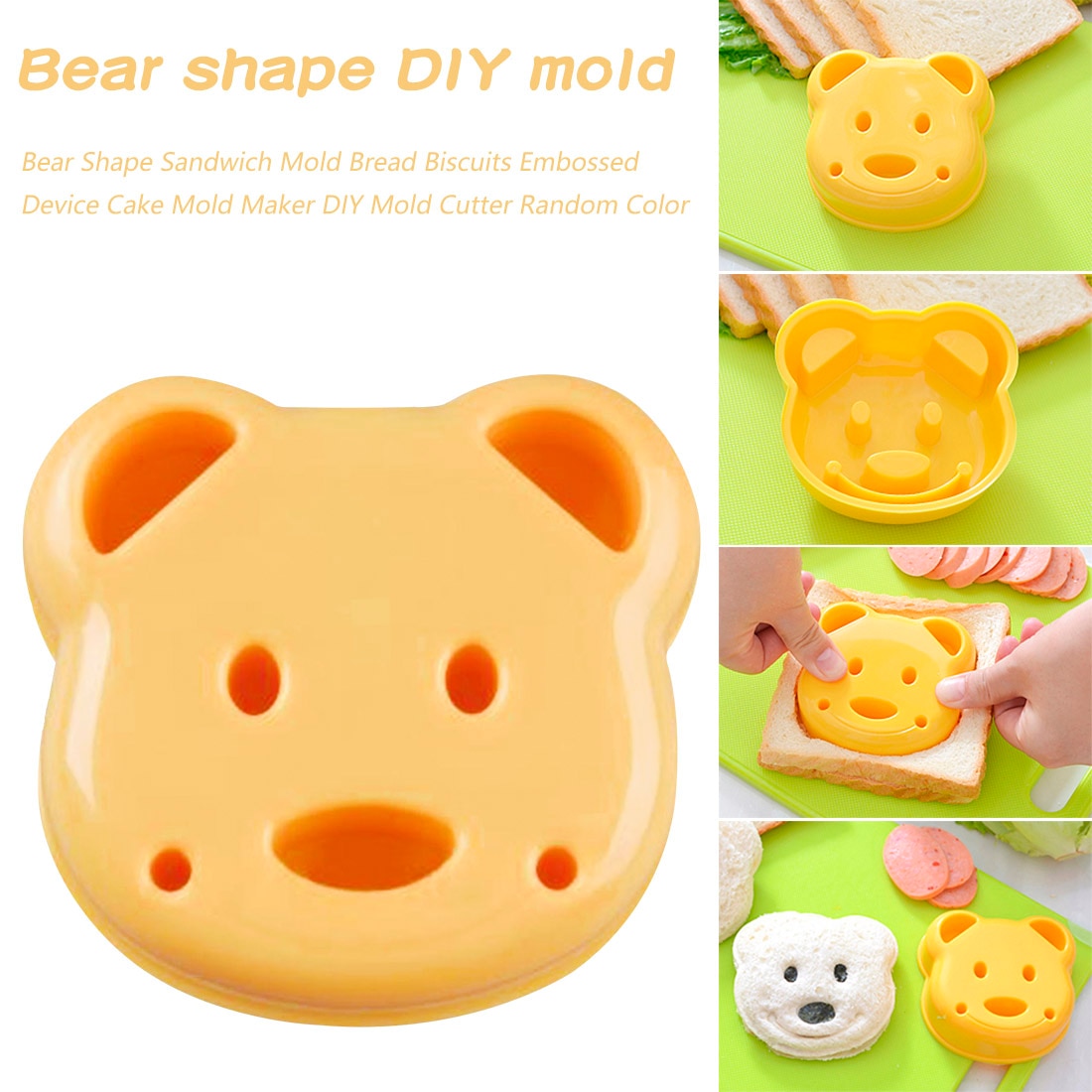 Sandwich Cutter Bear Bread Mold