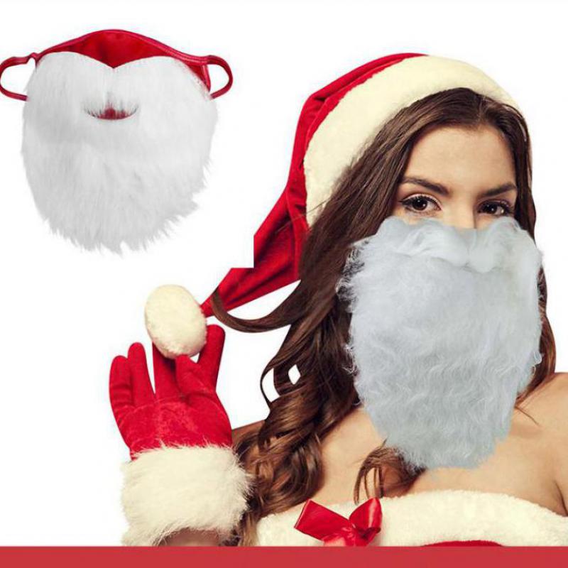 Santa Beard Mask Costume Santa Beard Mask Costume