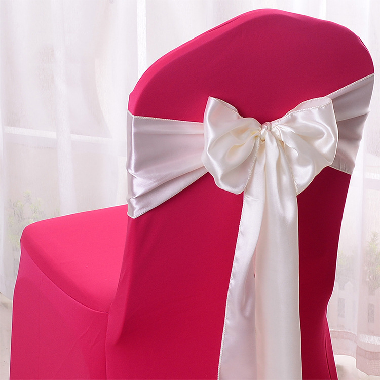 Satin Chair Ribbon Party Decoration Satin Chair Ribbon Party Decoration