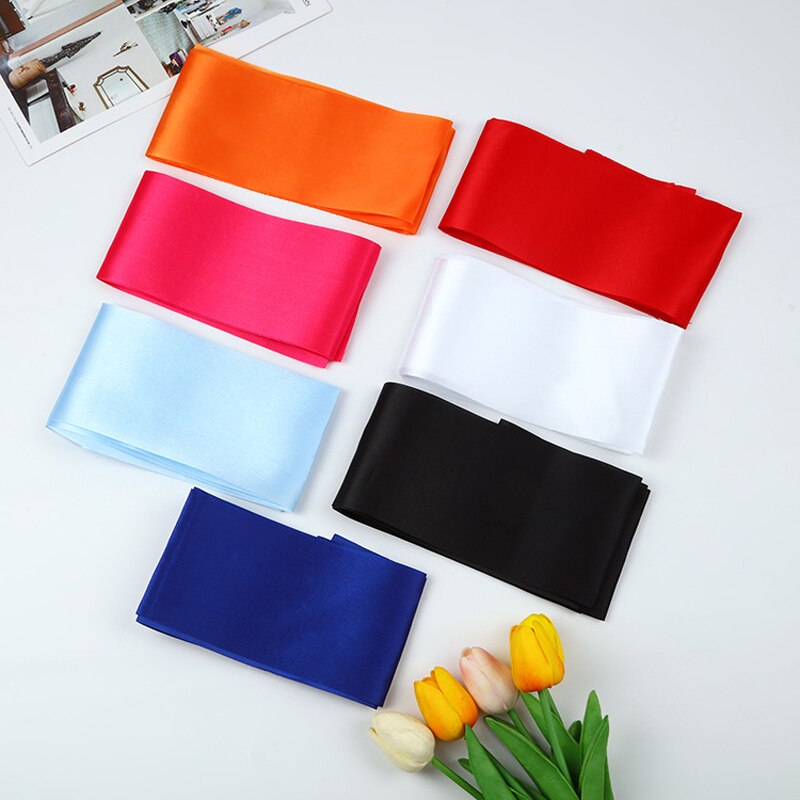 Satin DIY Blank Sash for Parties