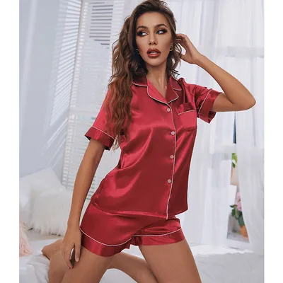 Satin Pajama Set for Women Satin Pajama Set for Women
