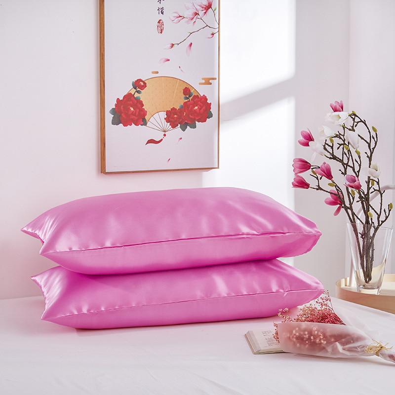Satin Pillowcase Silk Fabric Satin Pillowcase Silk Fabric