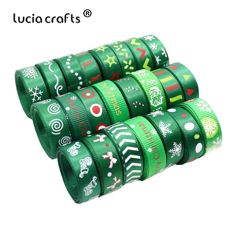 Satin Ribbon Christmas Prints
