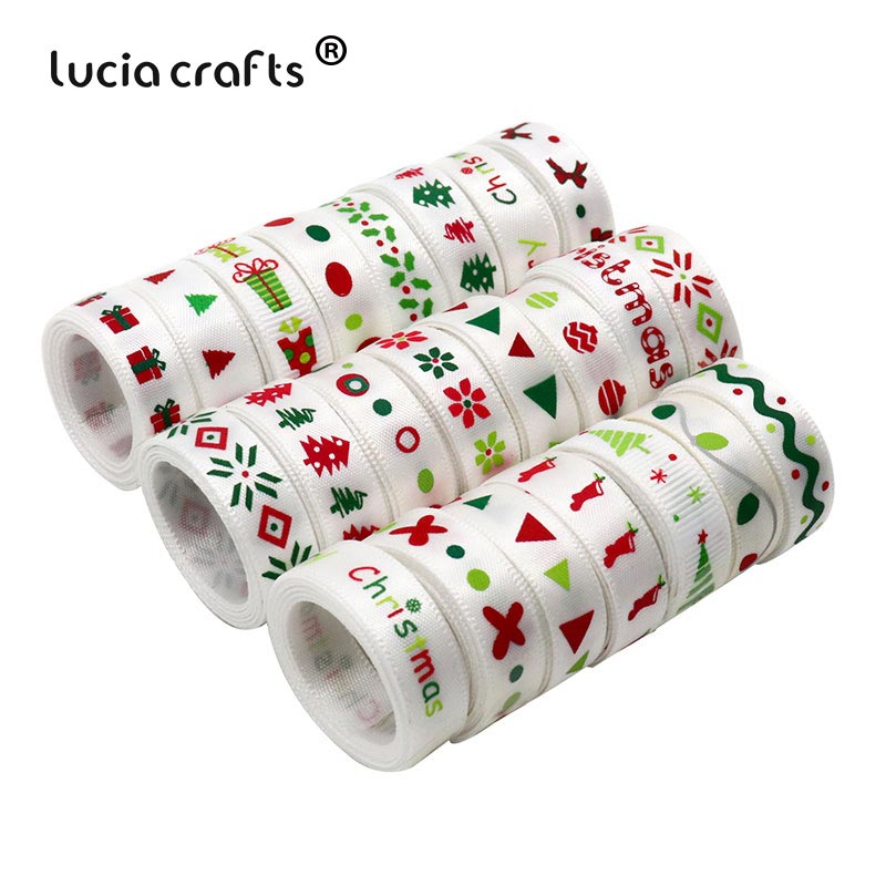 Satin Ribbon Christmas Prints