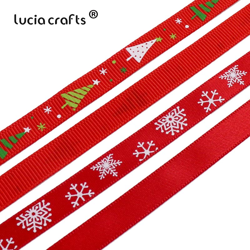 Satin Ribbon Christmas Prints