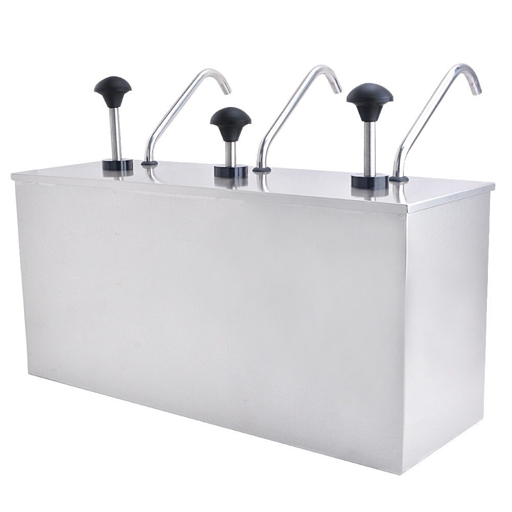 Sauce Dispenser 3-Compartment Container Sauce Dispenser 3-Compartment Container