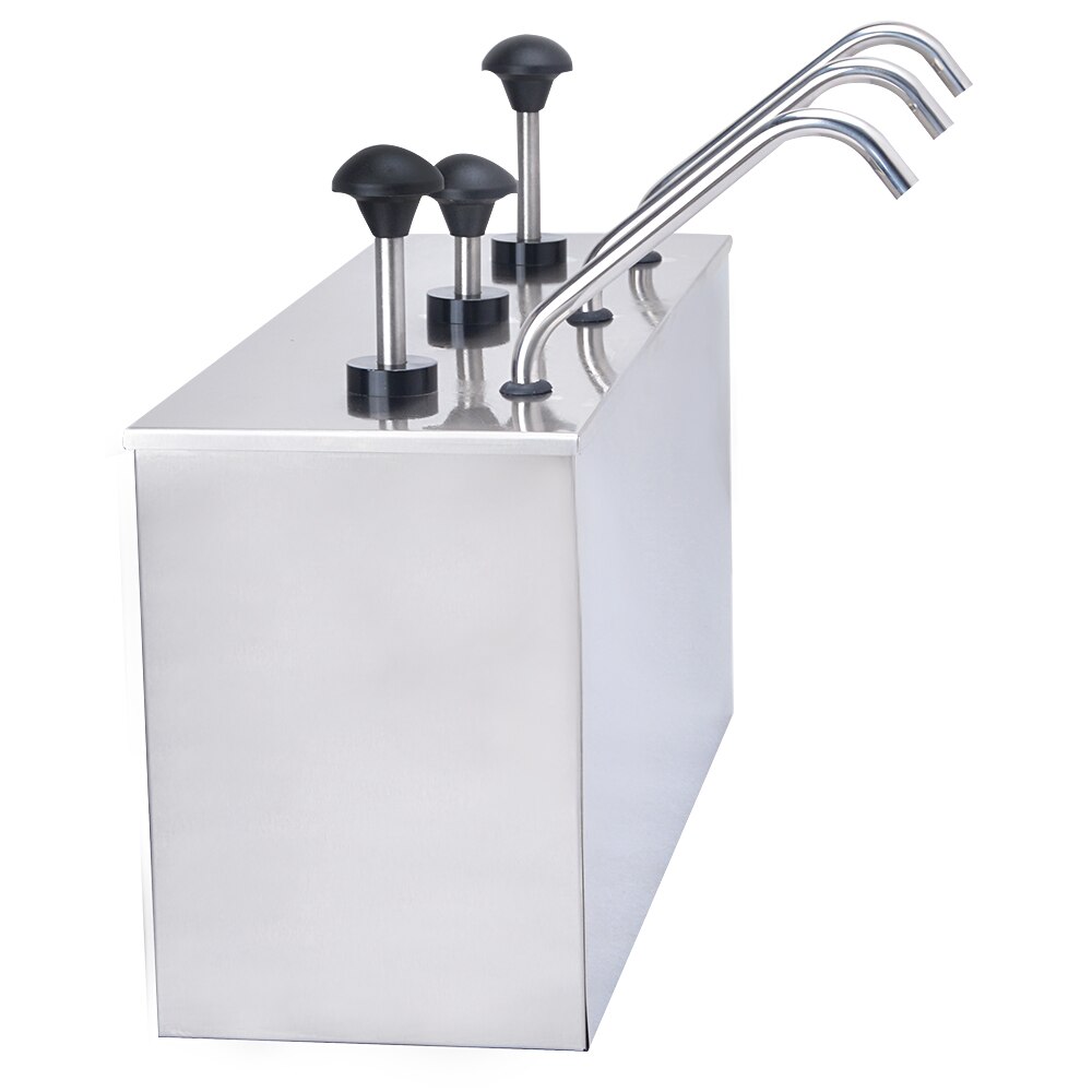 Sauce Dispenser 3-Compartment Container Sauce Dispenser 3-Compartment Container