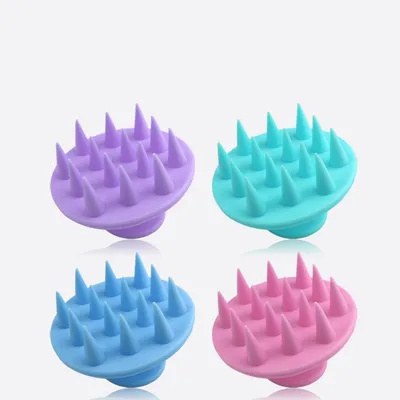 Scalp Scrubber Brush Silicone Comb