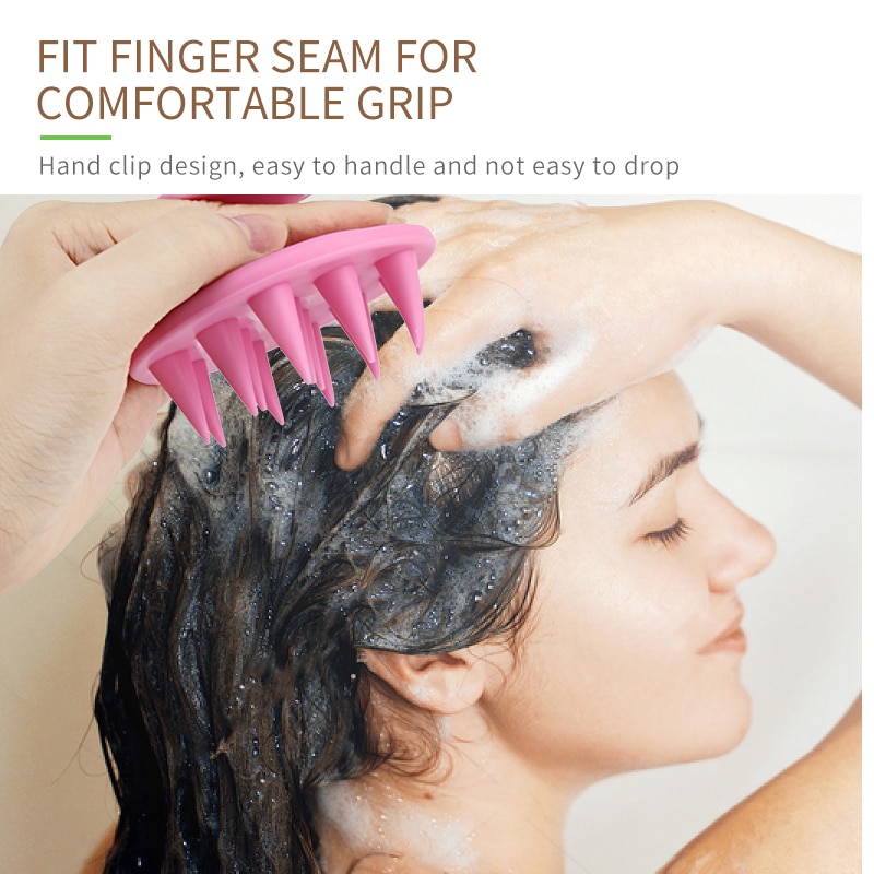 Scalp Scrubber Brush Silicone Comb Scalp Scrubber Brush Silicone Comb