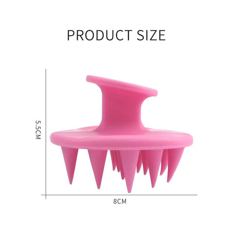 Scalp Scrubber Brush Silicone Comb Scalp Scrubber Brush Silicone Comb