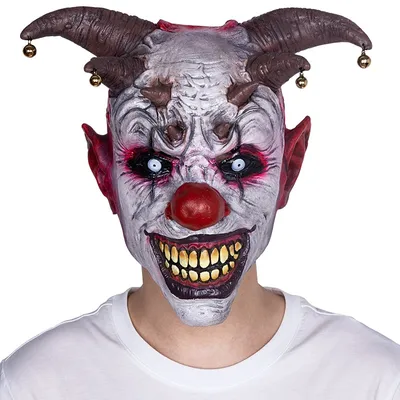 Scary Clown Mask Halloween Costume Scary Clown Mask Halloween Costume